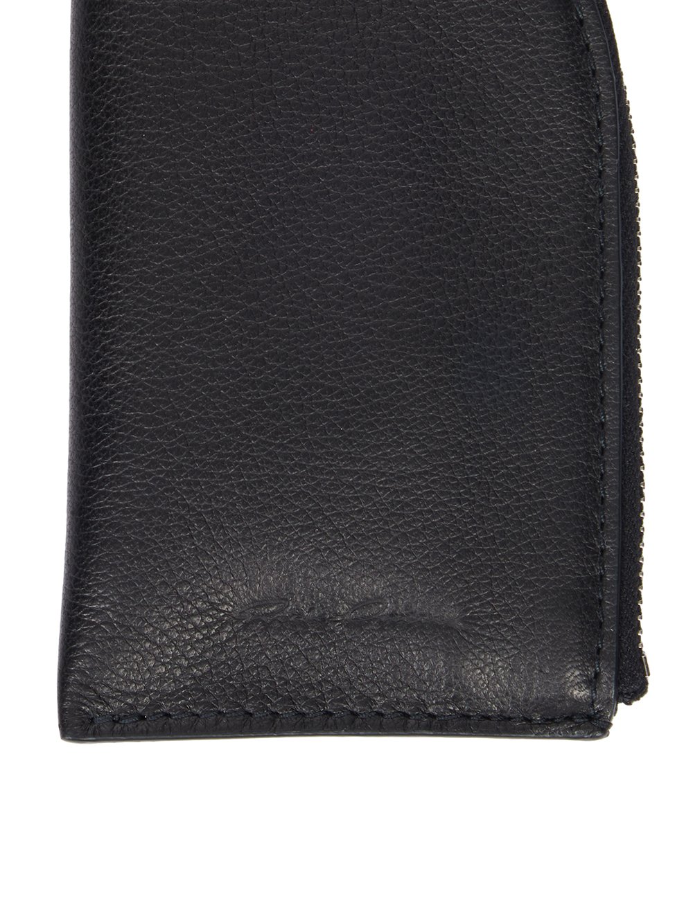 RICK OWENS FW23 LUXOR HOOK WALLET IN SOFT GRAIN COW LEATHER