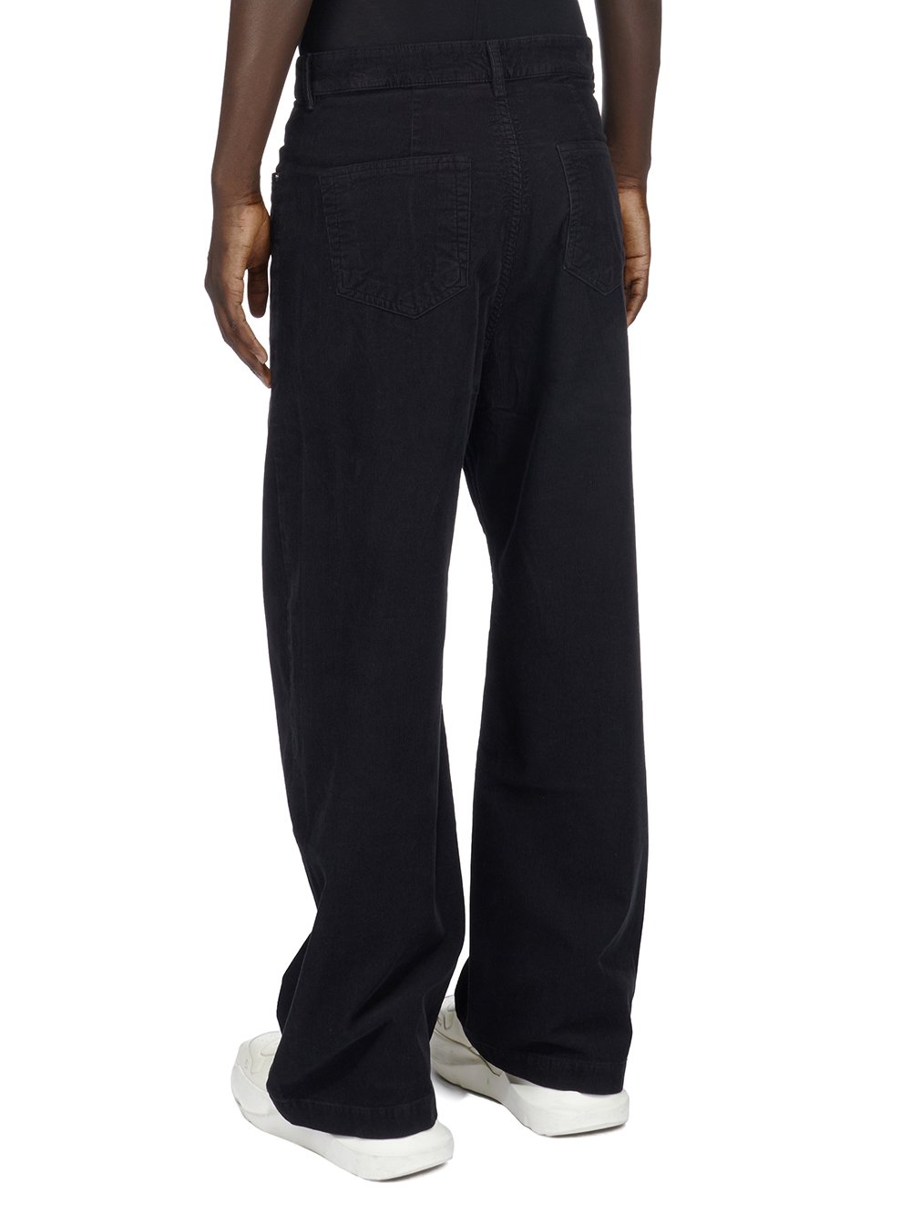 DRKSHDW FW23 LUXOR GETH JEANS IN BLACK COTTON CORDUROY