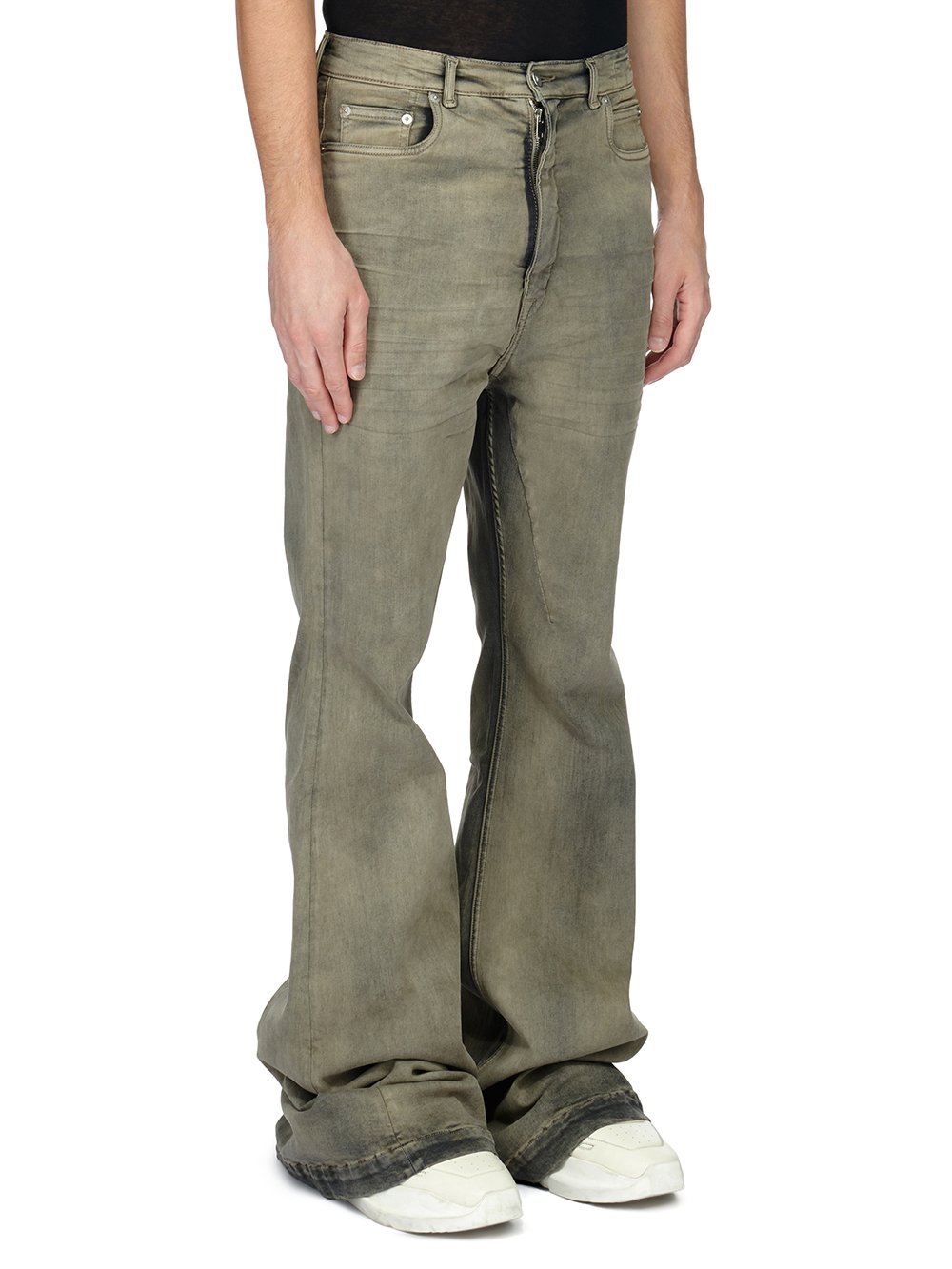 DRKSHDW FW23 LUXOR BOLAN BOOTCUT IN MINERAL PEARL STRETCH DENIM